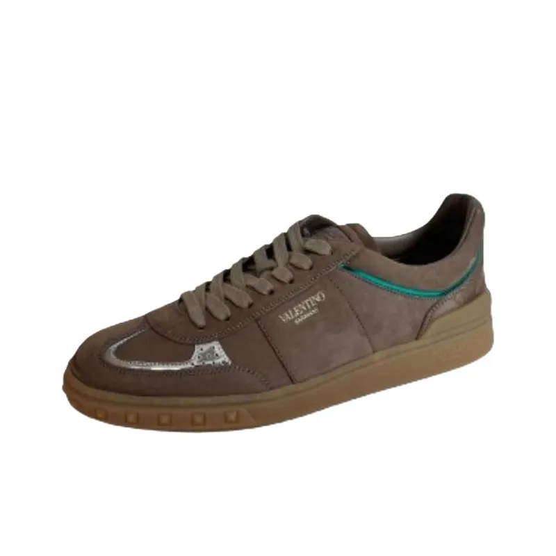 Valentino Low Top Skateboard Shoes Women's Light Brown-0