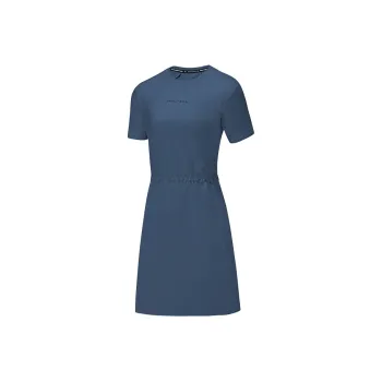 Skechers GODRI Short Sleeved Dresses Women's Deep Sea Blue 0079