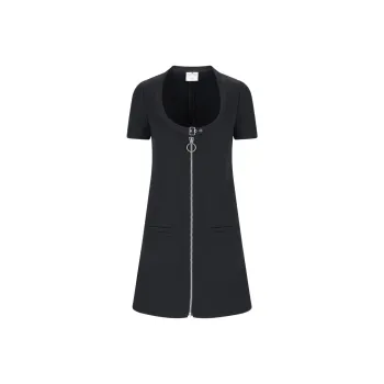 COURREGES Holistic Buckle Twill Dress