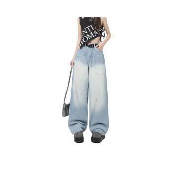 BENGEN Jeans Women's Light Blue