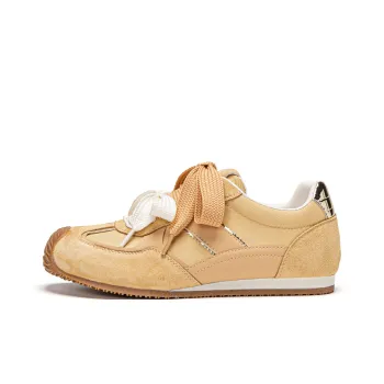 EXULL Q Slip Resistant, Abrasion Resistant, Breathable, Lightweight Low Top Casual Shoes Women's Lemon