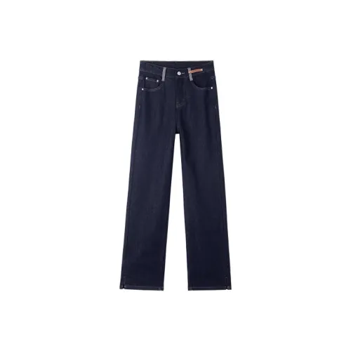 HIPPIEMISS Jeans Women's Normal Washed Blue