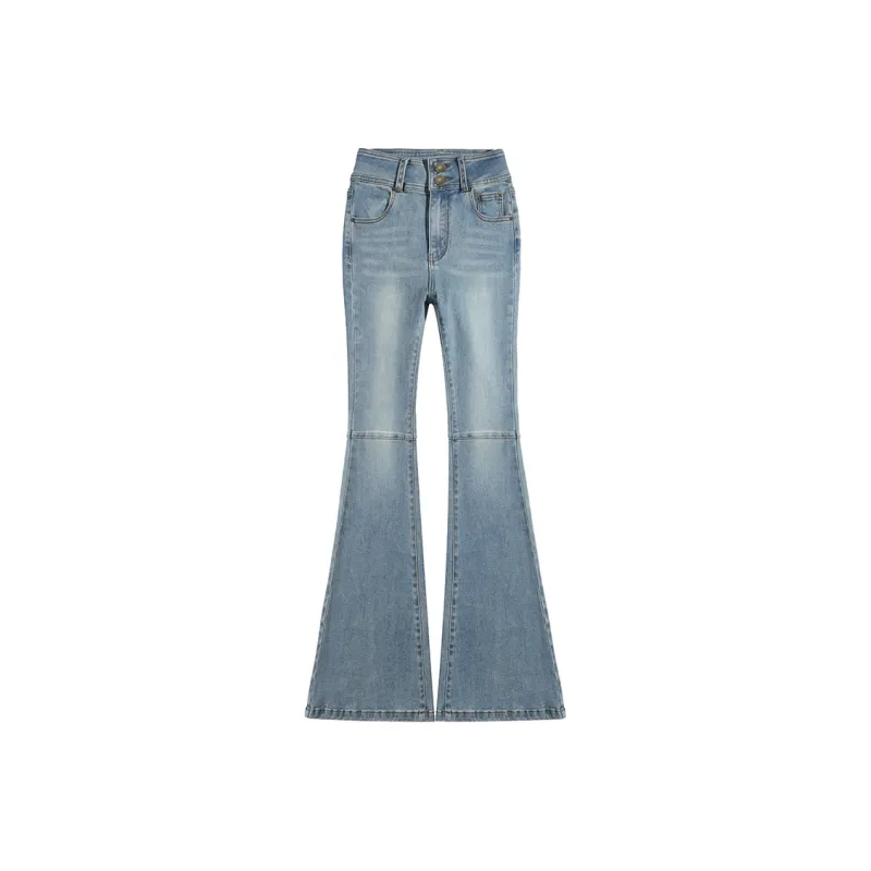 Wen Shan Jeans Women's Light Blue-0