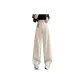 (Ecru) Ankle-Length Pants