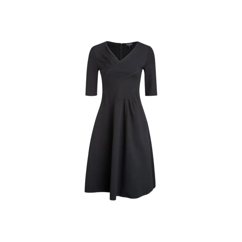 EMPORIO ARMANI Long Sleeved Dress Women's Black-0