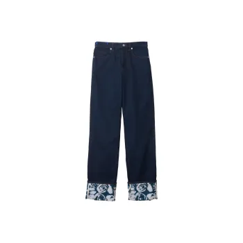 Burberry Logo patch Straight leg Jeans