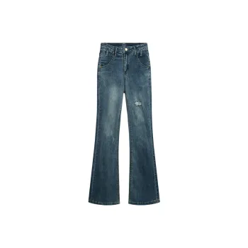 DOKZB Spring And Summer Jeans Women's Blue