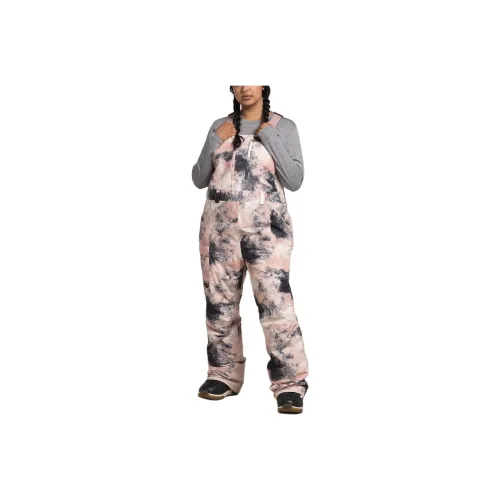 THE NORTH FACE Women's’s Plus Freedom Insulated Bibs Overalls Women's Pink