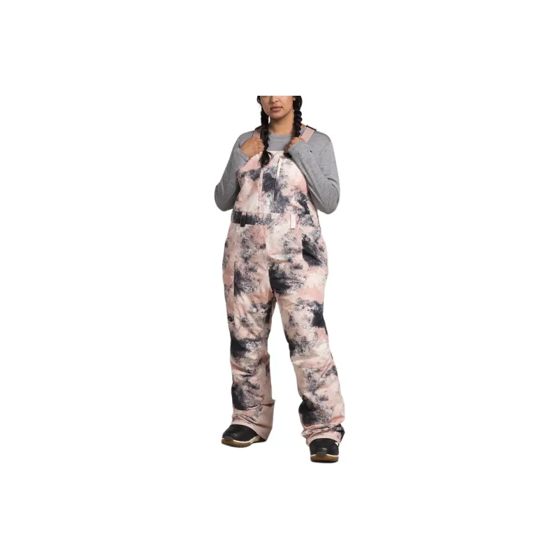 THE NORTH FACE Women's’s Plus Freedom Insulated Bibs Overalls Women's Pink-0