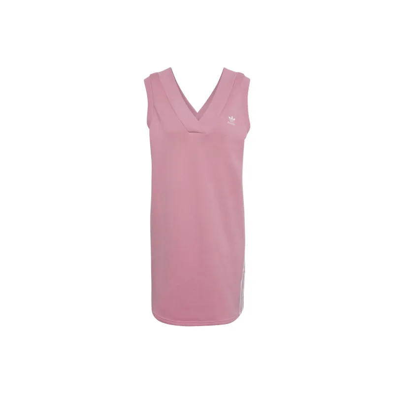 Adidas Adicolor Classics Vest Dress Sleeveless Dress Women's Pink-0