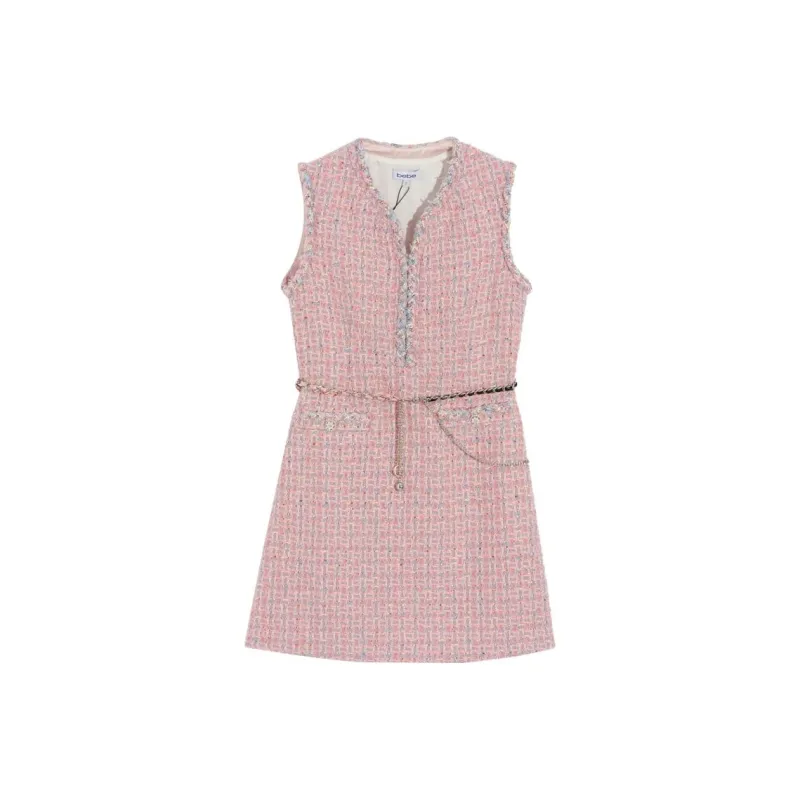 Bebe Sleeveless Dresses Women's Pink-0