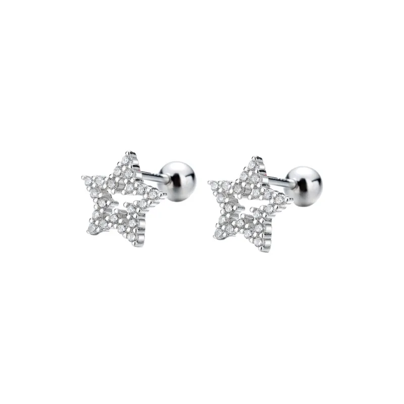 VIVIWELL S925 Silver Stud Earrings Women's-0