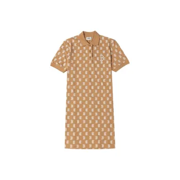 MLB Short Sleeved Dress Women's Khaki