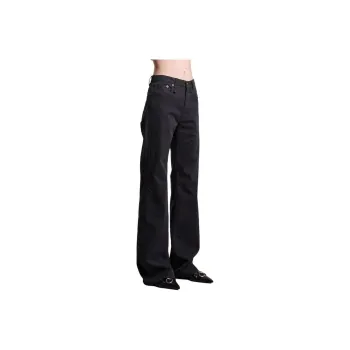 R13 High-waist Wide-leg Trousers