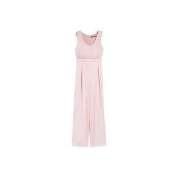 MaxMara Envers Satin Jumpsuit Women's Pink