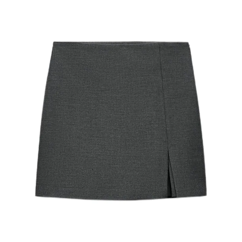 ZARA Casual Shorts Women's Coal Gray-0