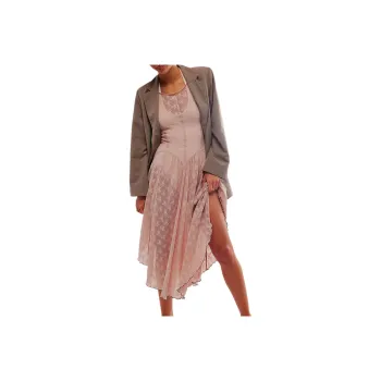 FREE PEOPLE Dial For Drama Sleeveless Slip Sleeveless Dress Women's Rose Dust/Rose Pink