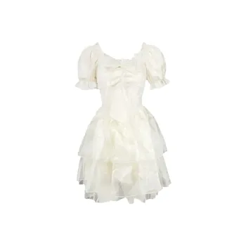 Local Gal Short Sleeved Dress Women's Apricot