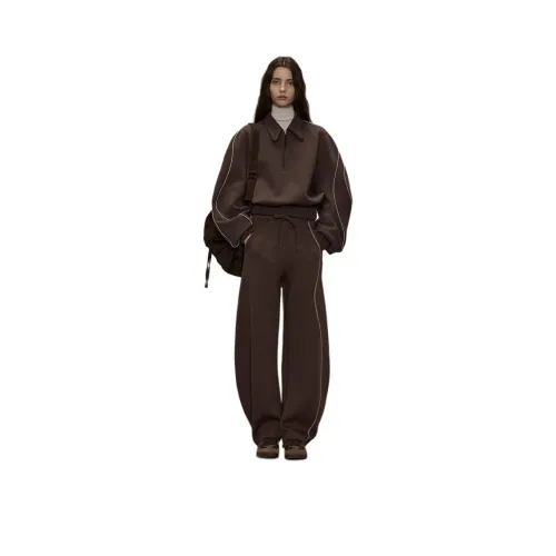 SEMICIRCLE Sweatshirt Set Women's Brown