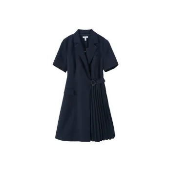 FINITY Short Sleeved Dresses Women's Navy Blue