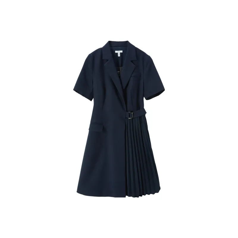 FINITY Short Sleeved Dresses Women's Navy Blue-0