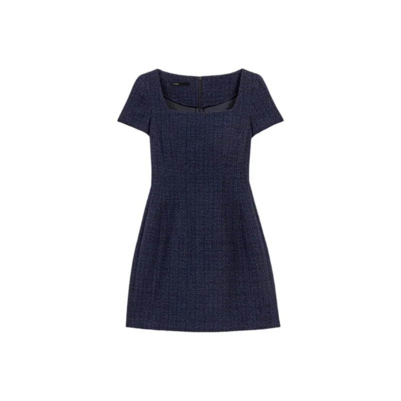 Maje Lurex detail Mini Dress-0