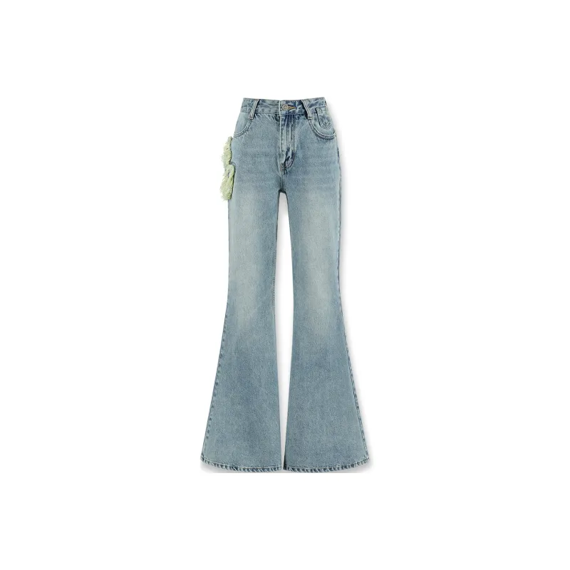 NOTAWEAR Jeans Women's Nostalgic Terracotta Blue-0