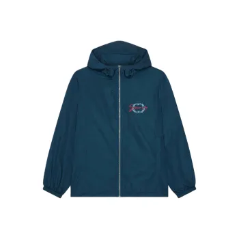Givenchy x Tomo Campbell Givenchy Logo Trench Coat Men's Gasoline Blue