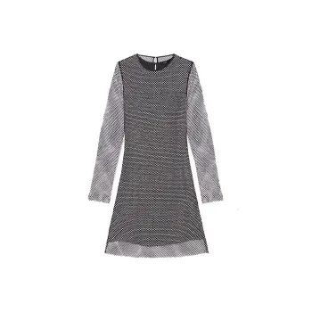Maje Long Sleeved Dresses Women's Black