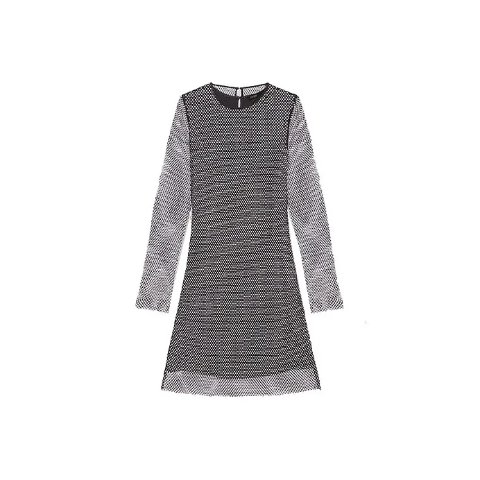 Maje Long Sleeved Dresses Women's Black-0