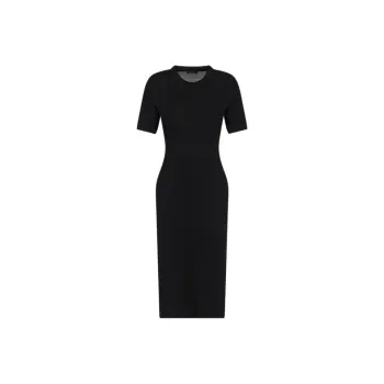 ARMANI EXCHANGEAE SS25 Short Sleeved Dress Women's Black
