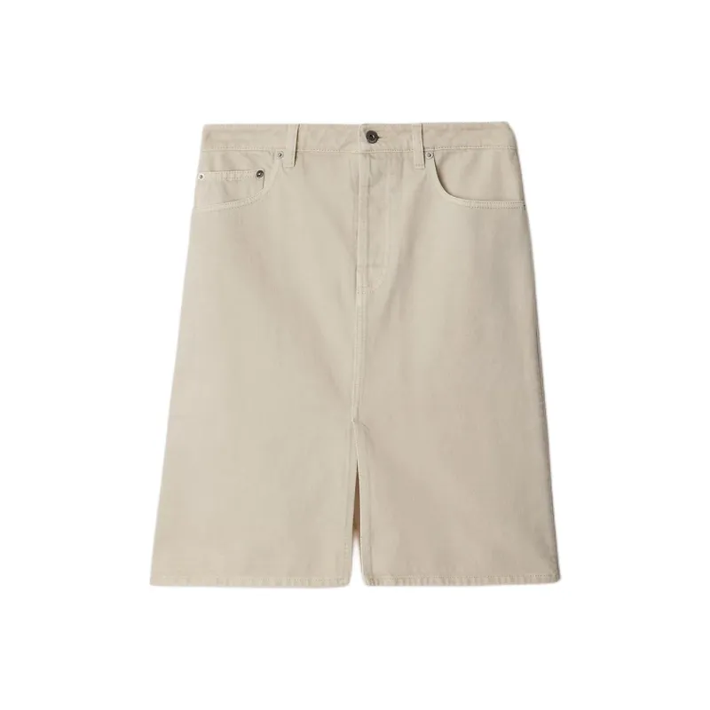 Burberry Denim Long Skirts Women's Beige-0
