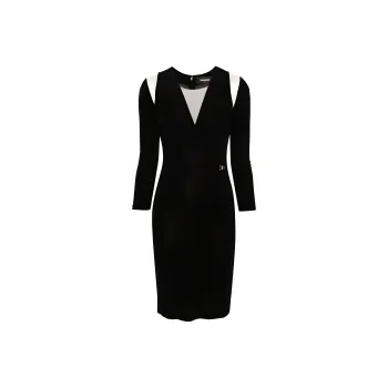 DSQUARED 2 Jersey V Neck Dress