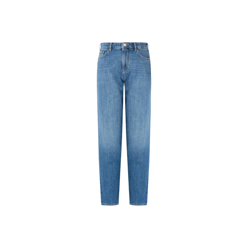 EMPORIO ARMANI J90 Cotton denim Carrot fit Jeans-0