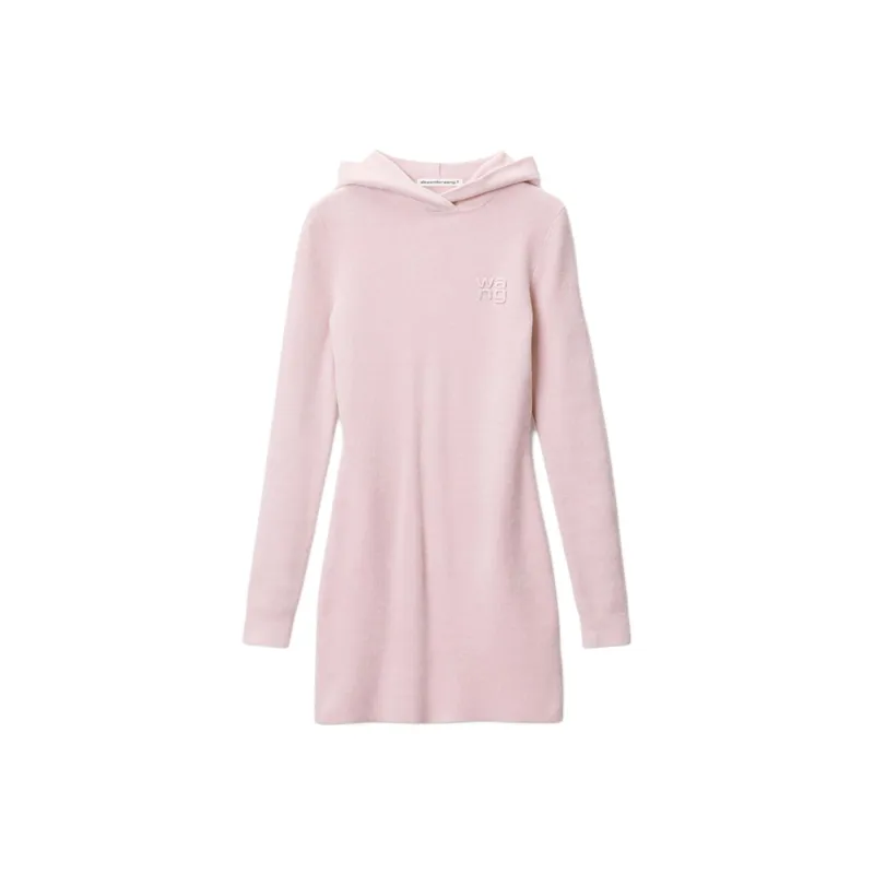 Alexander Wang FW24 Long Sleeved Dresses Women's Light Pink-0