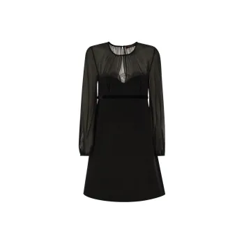 MaxMara Studio Crewneck Long Sleeved Dress