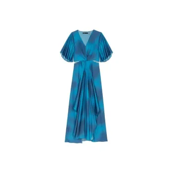 Maje Short-Sleeved Dresses Women's Blue