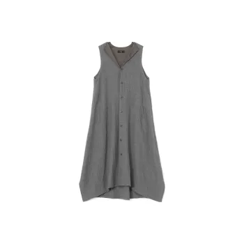 Yohji Yamamoto Y's Sleeveless Dress Women's Gray