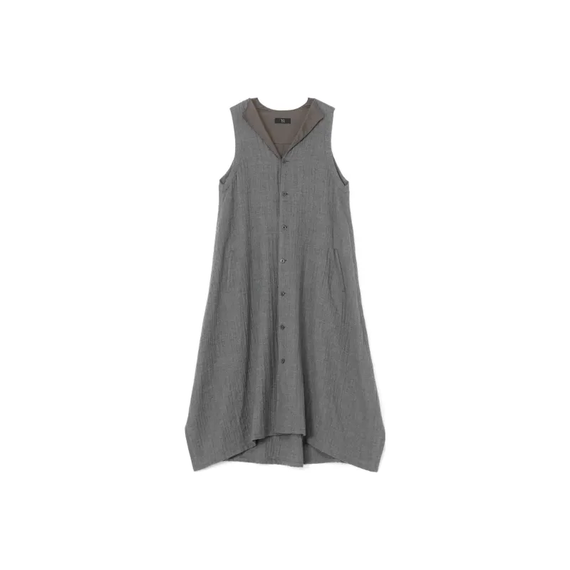 Yohji Yamamoto Y's Sleeveless Dress Women's Gray-0