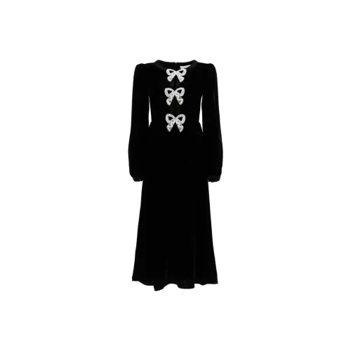 SALONI Long-Sleeved Dresses Women's Black