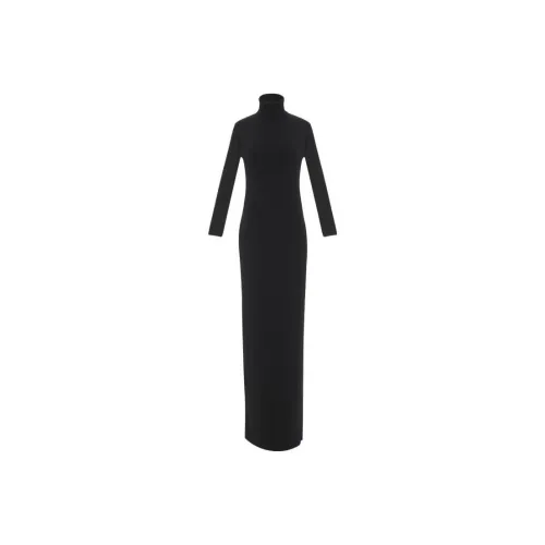 SAINT LAURENT Long Sleeved Dresses Women's Black