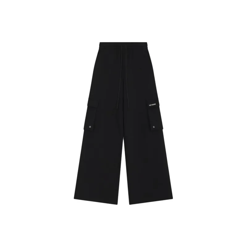 WE11DONE Knitted Sports Pants Women's Black-0