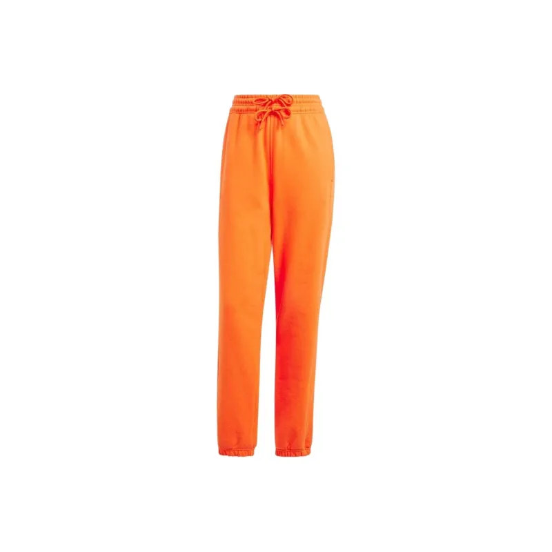 Adidas Knitted Sports Pants Women's Orange-0