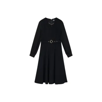 DKNY Long-Sleeved Dresses Women's Black