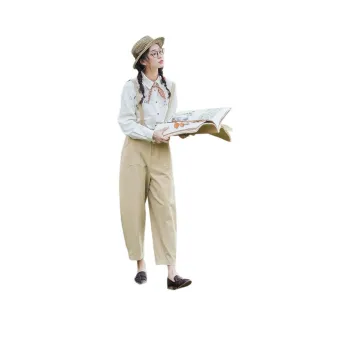 ZIHAN Overalls Women's Khaki