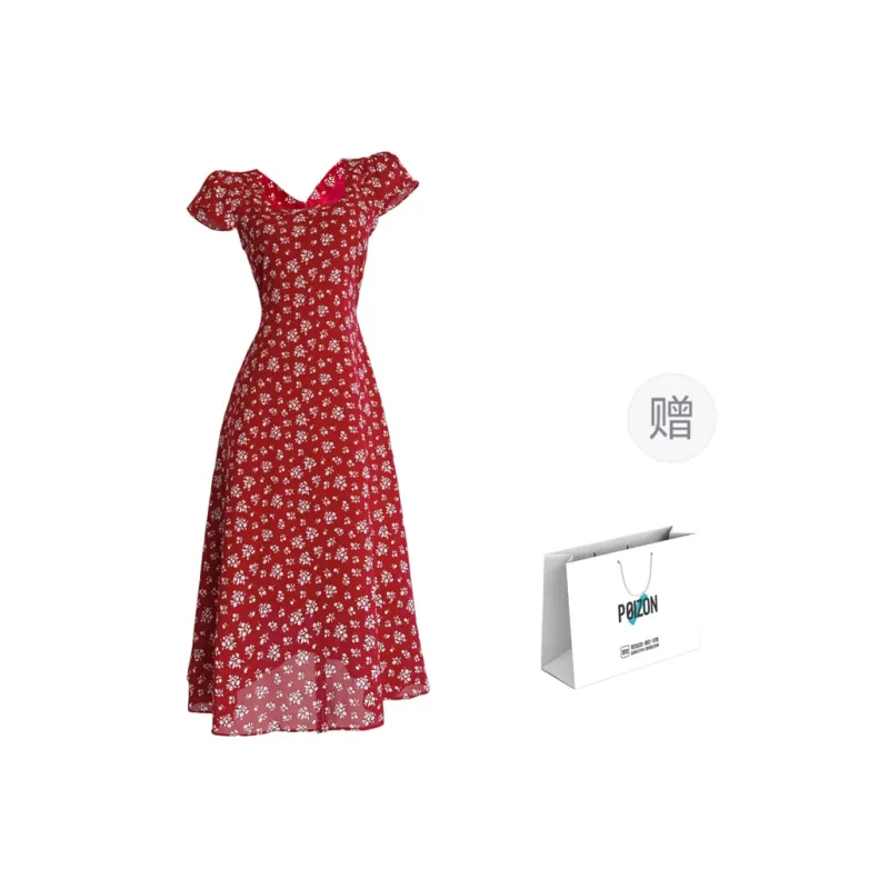 TURN UP Short Sleeved Dresses Women's-2