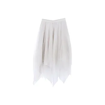MARC LE BIHAN Casual Long Skirts Women's Pearl White