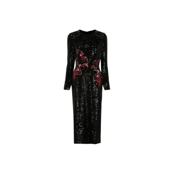 ELIE SAAB Floral embroidered Maxi Dress