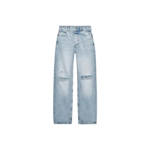 ZARA ZW Series Jeans Women's Light Blue