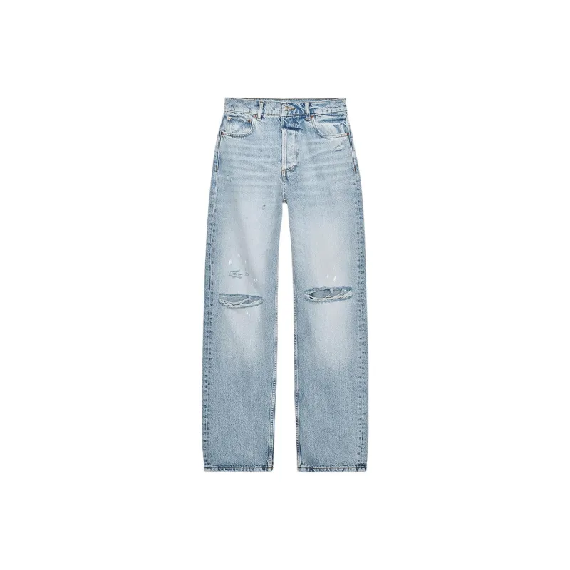 ZARA ZW Series Jeans Women's Light Blue-0